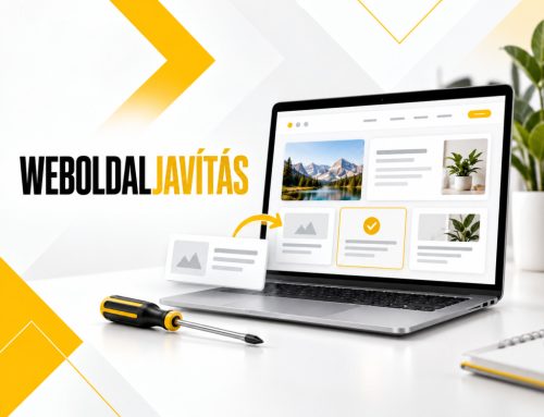 Hibás weboldal javítása